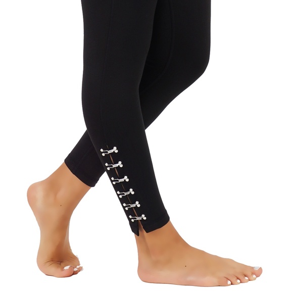 Yoga leggings workout pants full length 1786 - Picture 3 of 4